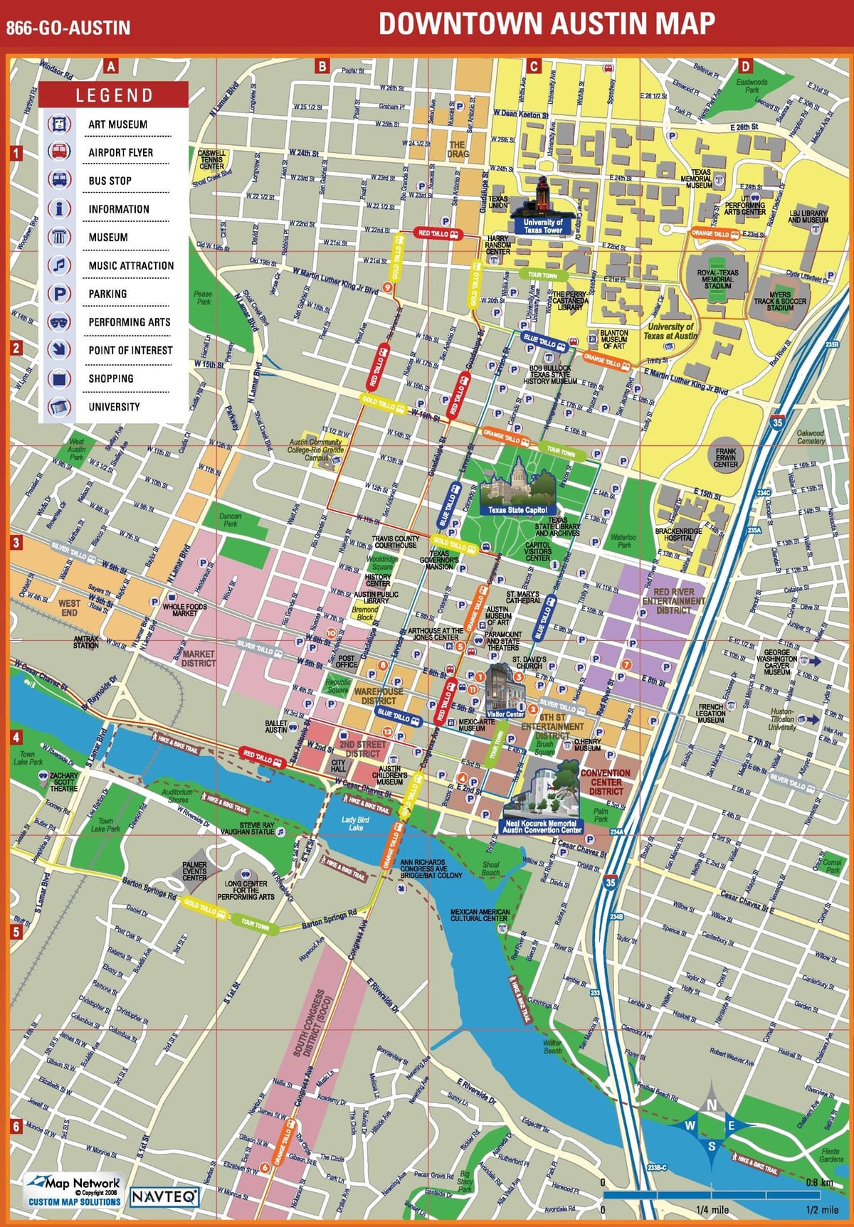 hiria Austin mapa