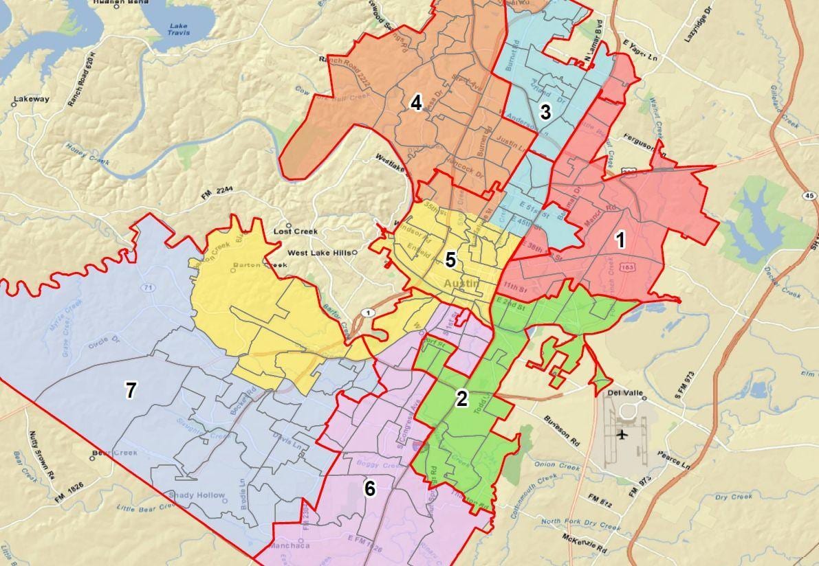 mapa Austin ISD