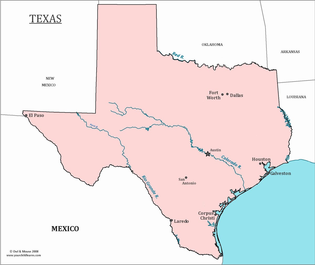 Austin texas mapan